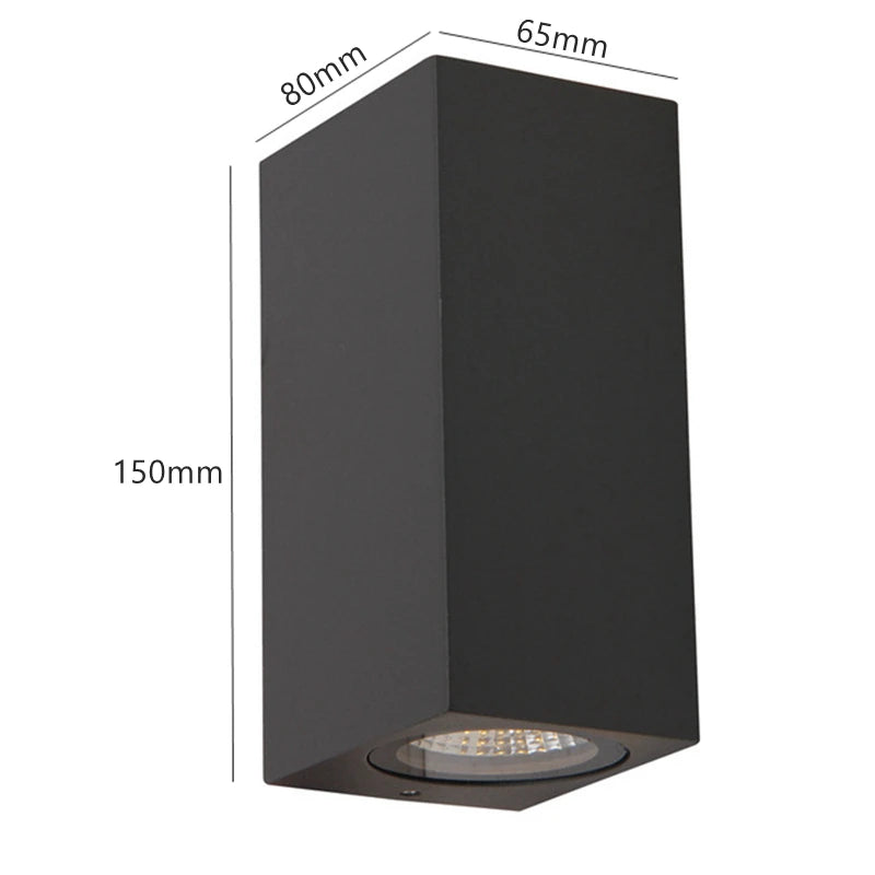 GU10 Up-Down Outdoor Wall Light