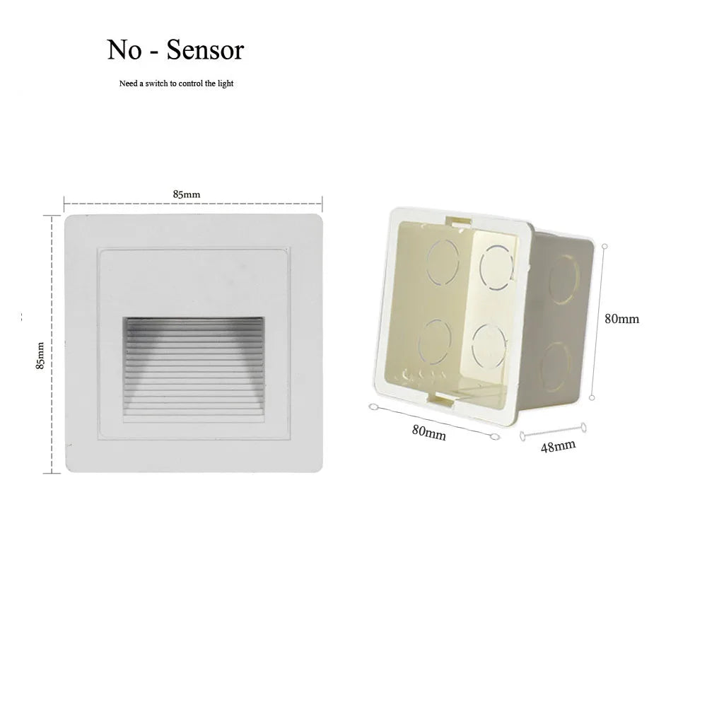 3W LED Embedded Step Light